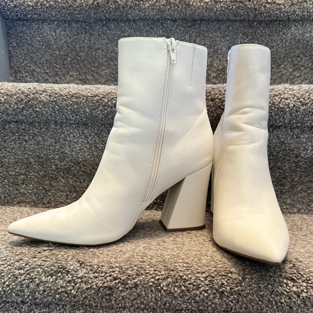 Madden Girl Boots Rakish Bone Heeled Booties 9.5 - Picture 5 of 7